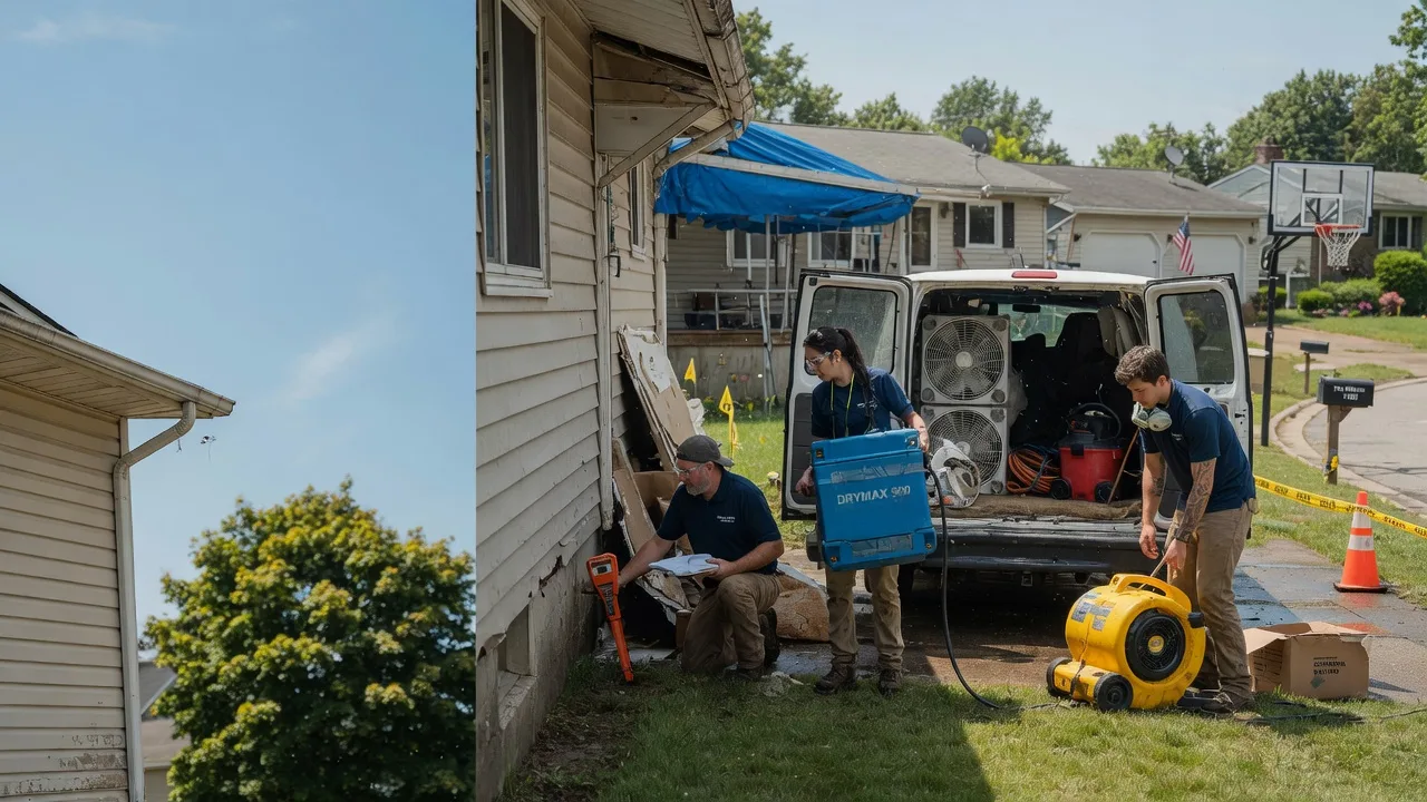 Ceiling Leak Cleanup in Nashville, OH near me